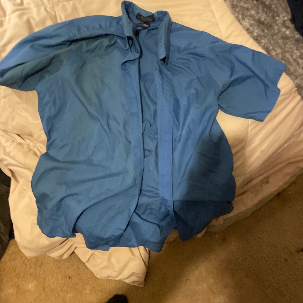 Blue dress shirt
